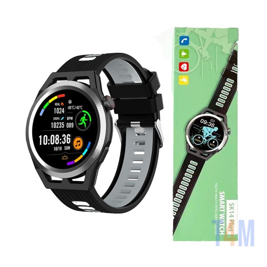 Smartwatch SK14 Plus 1.3" 290mAh Waterproof IP68 Black
